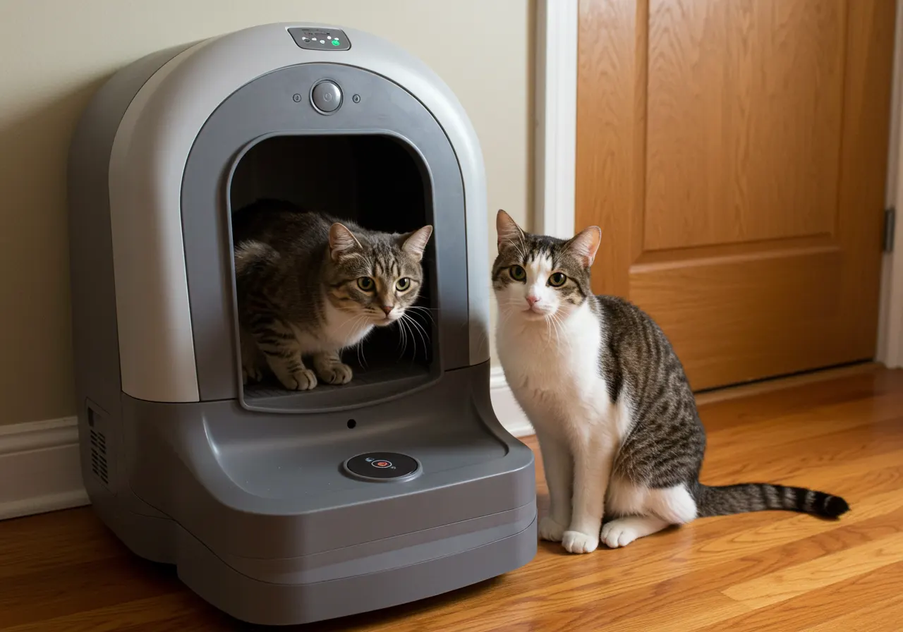 How to Train Your Cat to Use a Litter Robot-3